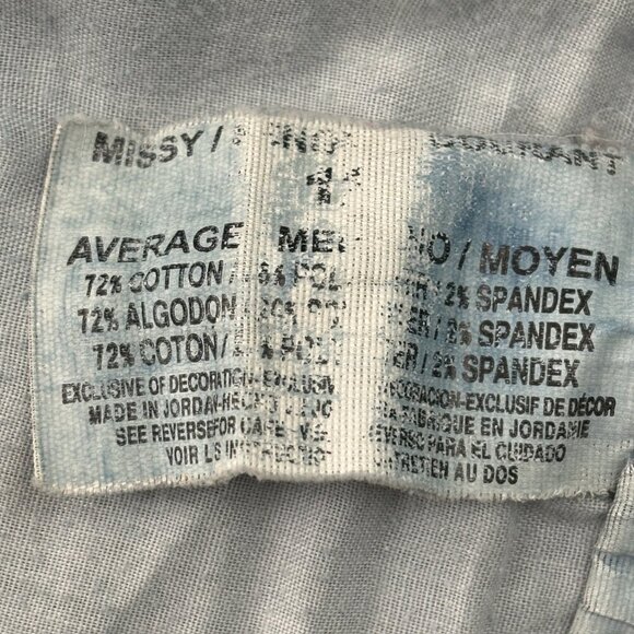 Gloria Vanderbilt Amanda Straight Leg Women's size 12 Dark Wash Blue Denim Jeans - Picture 3 of 4